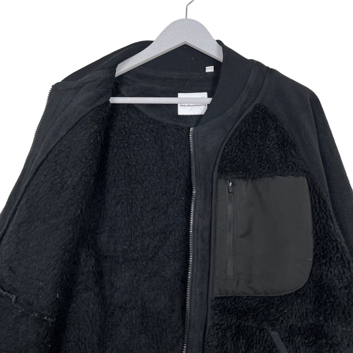 White Mountaineering WHITE MOUNTAINEERING FLEECE BOMBER STYLE JACKET Size US M / EU 48-50 / 2 - 10 Thumbnail
