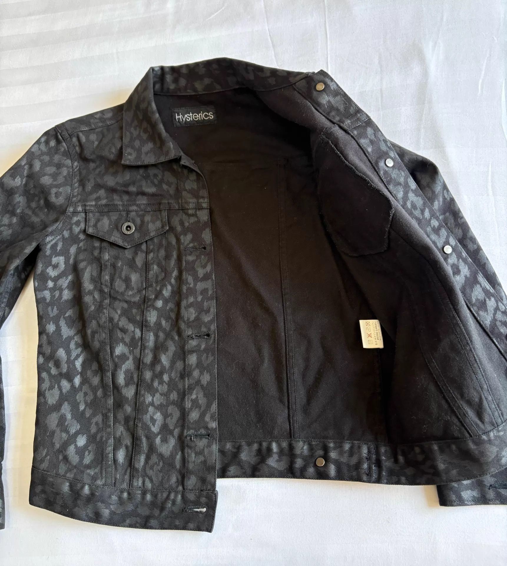 Hysteric Glamour Hysteric Glamour vintage black leopard slim short jkt S-M Size ONE SIZE - 6 Thumbnail