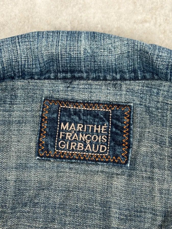 Marithe + Francois Girbaud FW2002 Marithé + François Girbaud Blue Faded Light Denim Jacket Size US S / EU 44-46 / 1 - 10 Thumbnail