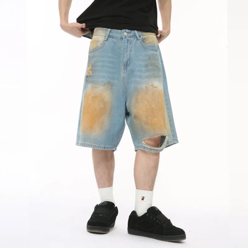 Vintage Old Rust Jorts Shorts Denim Jeans Size US 31 - 1 Thumbnail