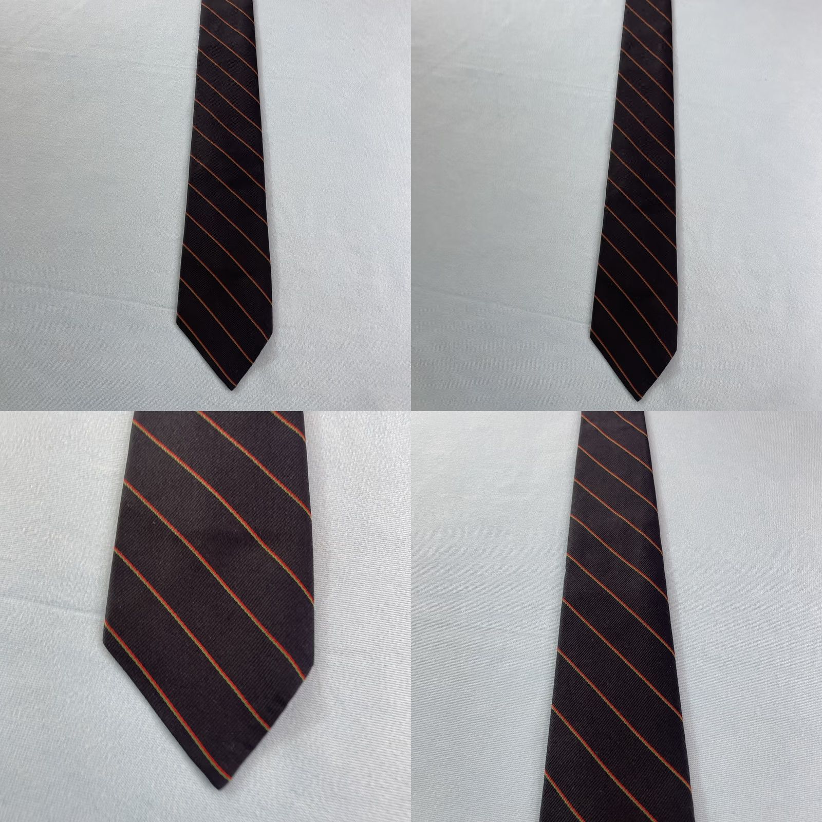 Vintage VINTAGE Pope's Shreveport Tie Blue Regiment Stripe Repp Necktie 3x56 Silk Mens Swing 1960s Cap Capsule Geometric Elegant Vintage Designer Size ONE SIZE - 8 Thumbnail