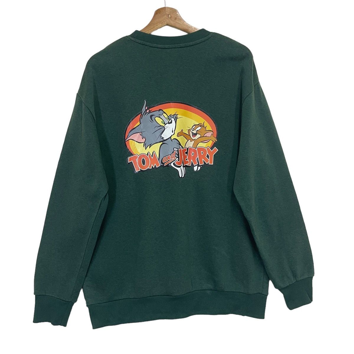 Cartoon Network Tom and Jerry Big Logo Printed Crewneck Sweatshirt Size M Size US M / EU 48-50 / 2 - 1 Thumbnail