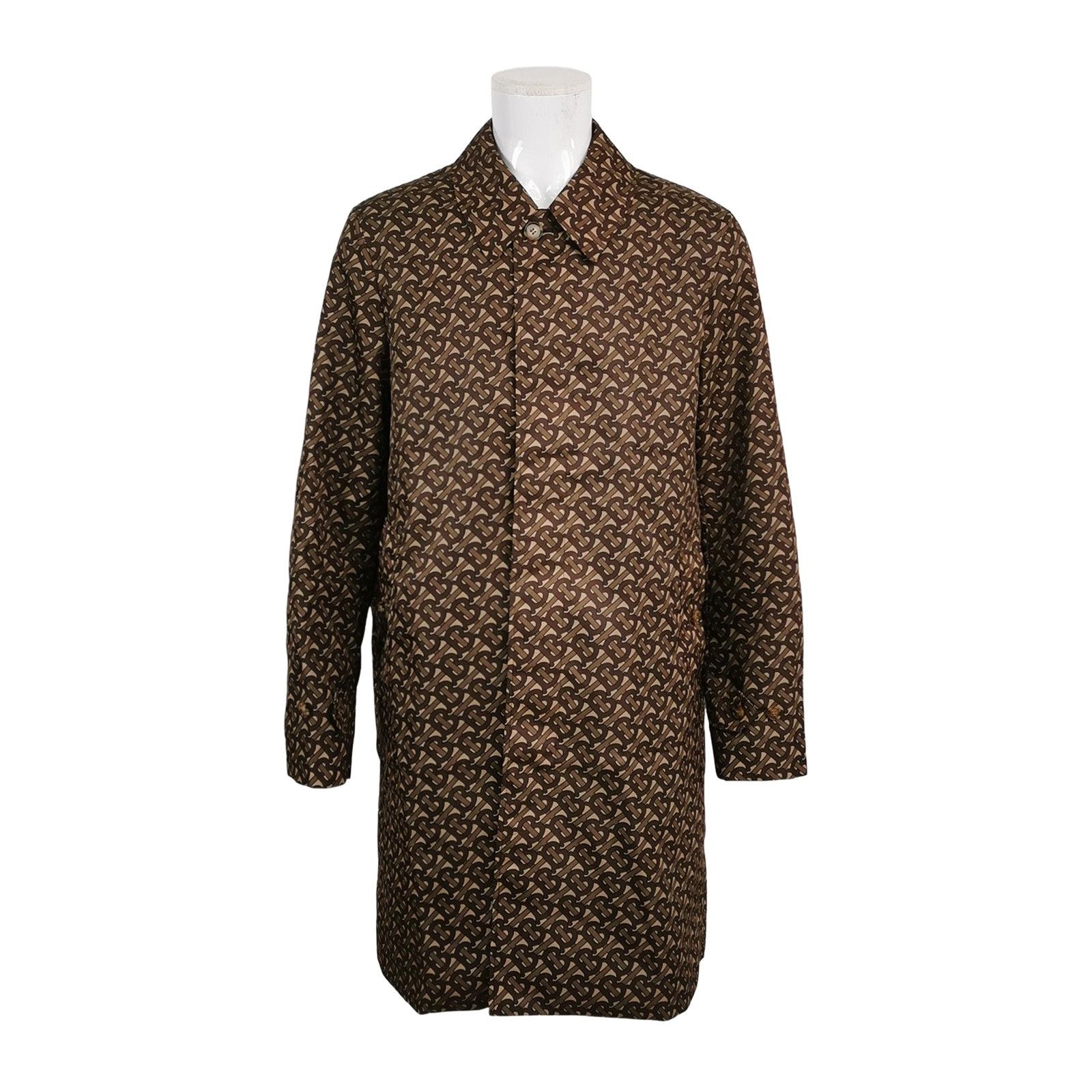 Burberry Burberry Monogram TB Print Car Coat Size 52 Size US L / EU 52-54 / 3 - 1 Thumbnail