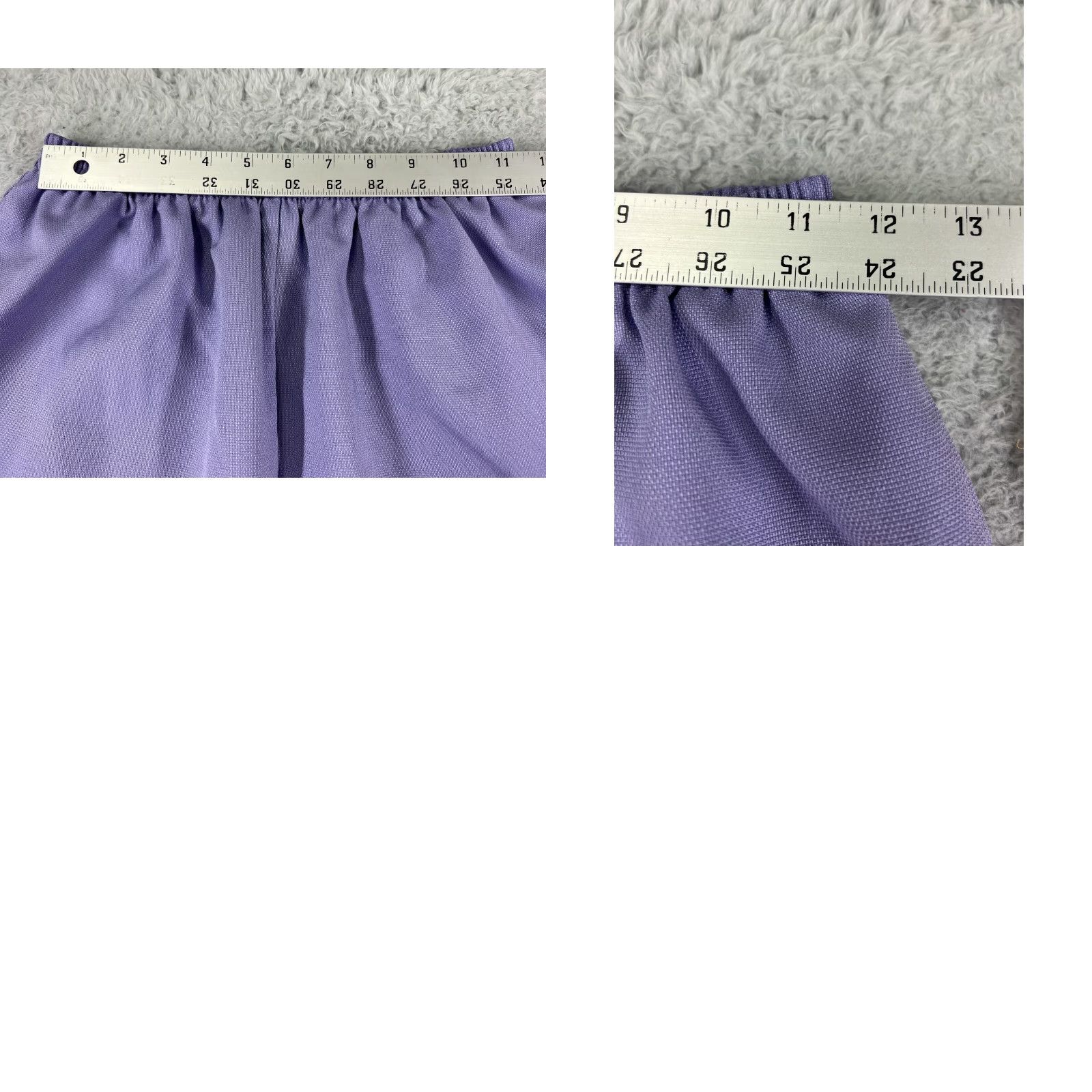 Vintage VINTAGE JoRo Pants Womens 12 Purple Elastic Waist Pull On 100% Polyester Lane Bryant Size 34" / US 12 / IT 48 - 9 Thumbnail