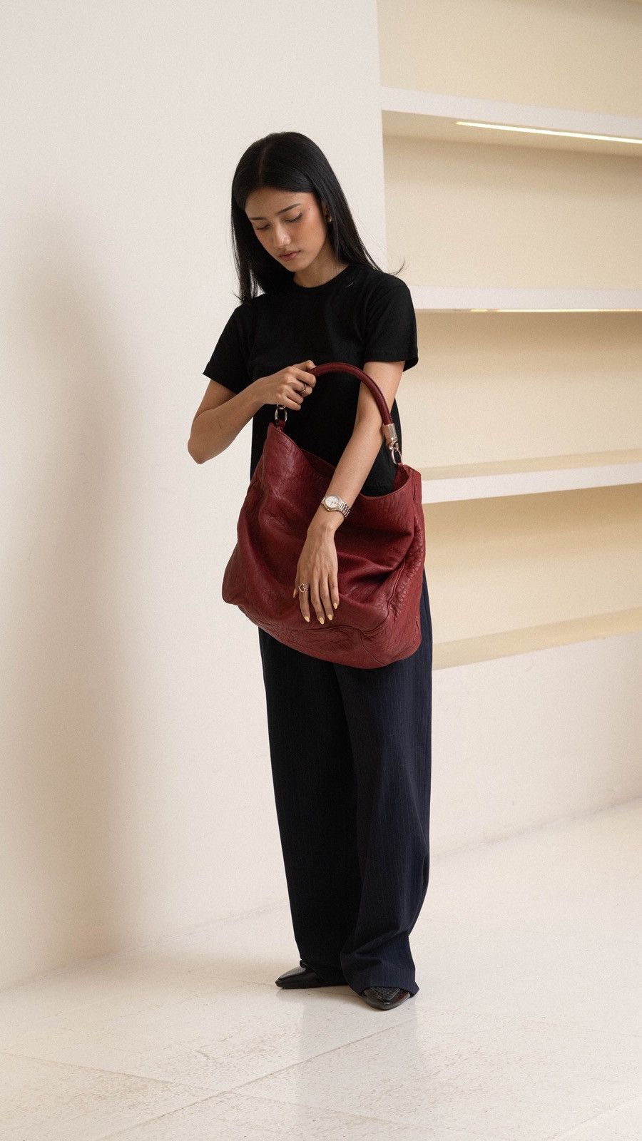 Yves Saint Laurent yves saint laurent leather hobo Size ONE SIZE - 3 Thumbnail