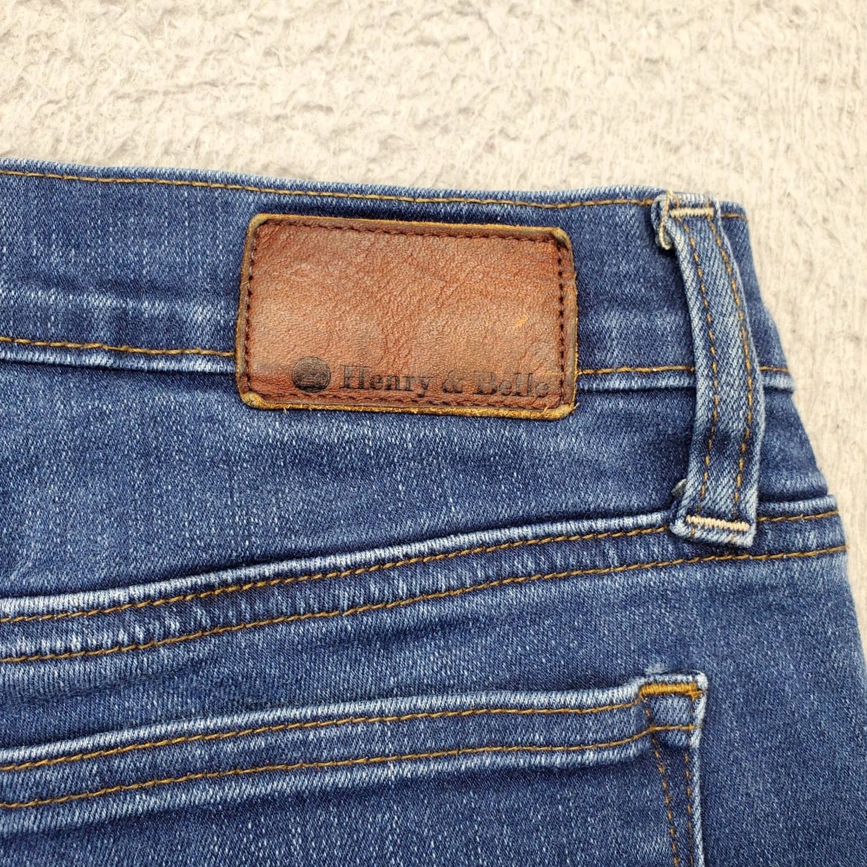 Denime Henry & Belle Jeans Womens 28 Blue Denim Secret Slim Fit Push Stretch Skinny Leg Jeans Size 28" / US 6 / IT 42 - 8 Thumbnail