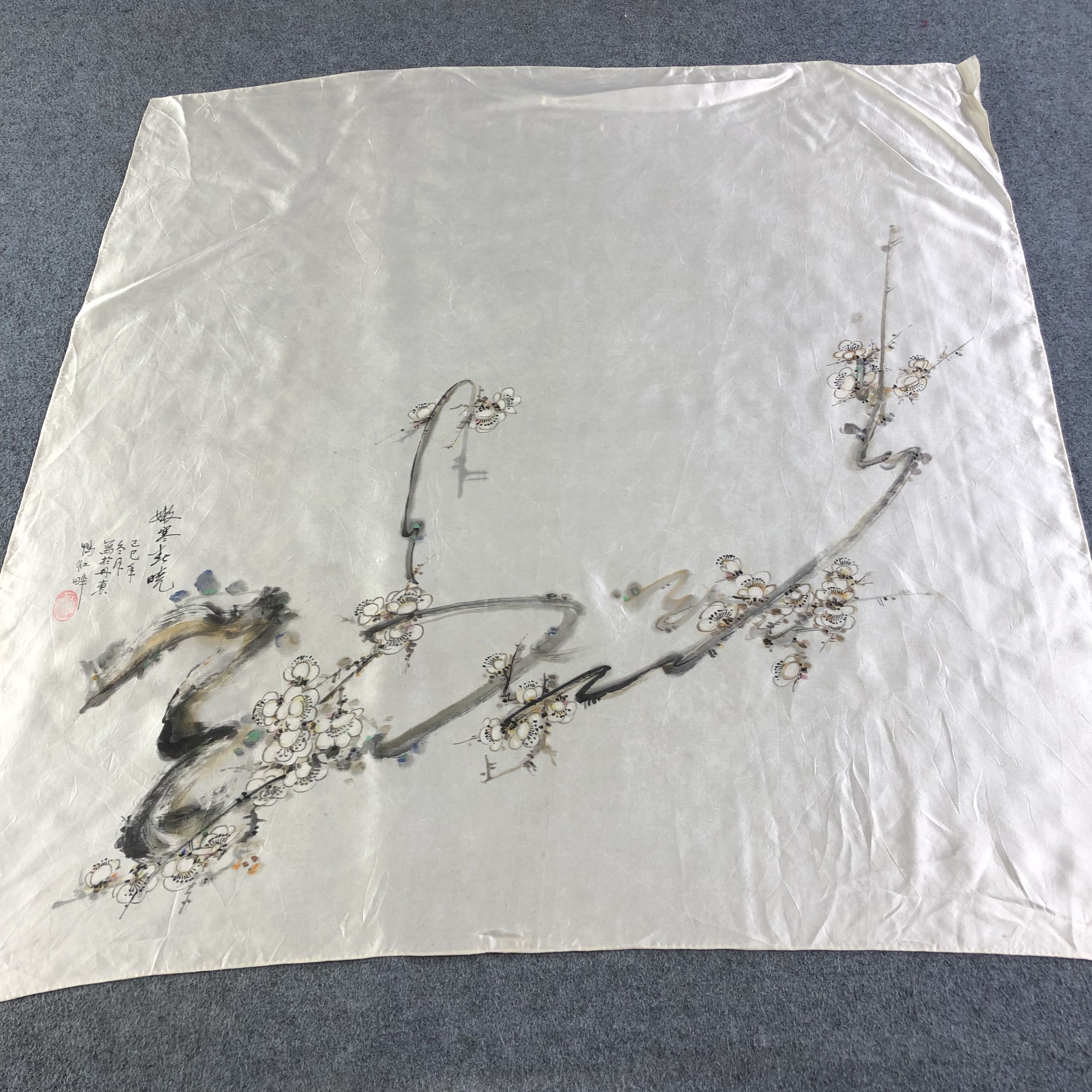Japanese Brand Japanese Art Silk Scarf M479 Size ONE SIZE - 1 Thumbnail
