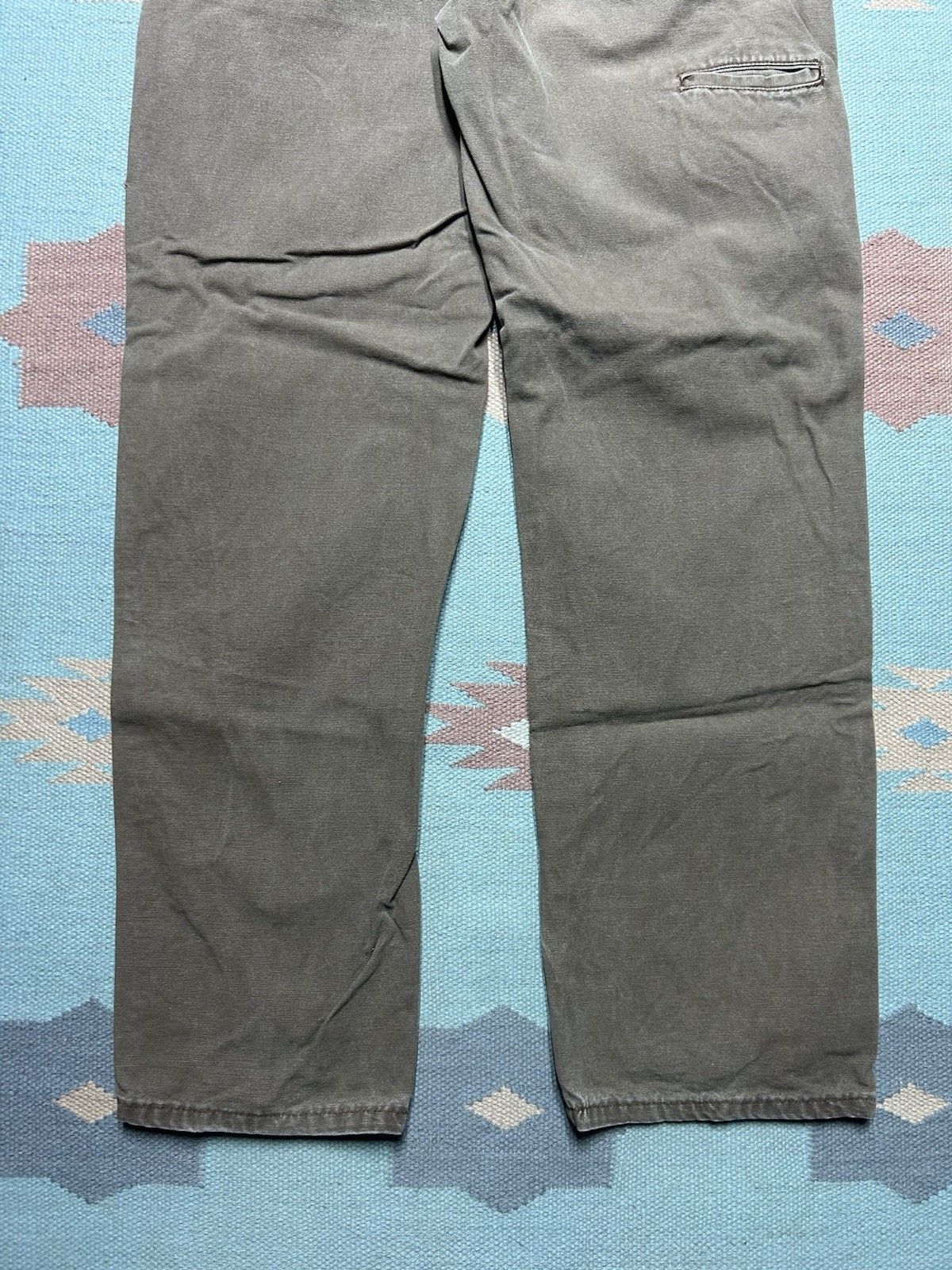 Vintage Vtg dickies canvas carpenter pant workwear skate baggy 34x33 Size US 34 / EU 50 - 2 Thumbnail