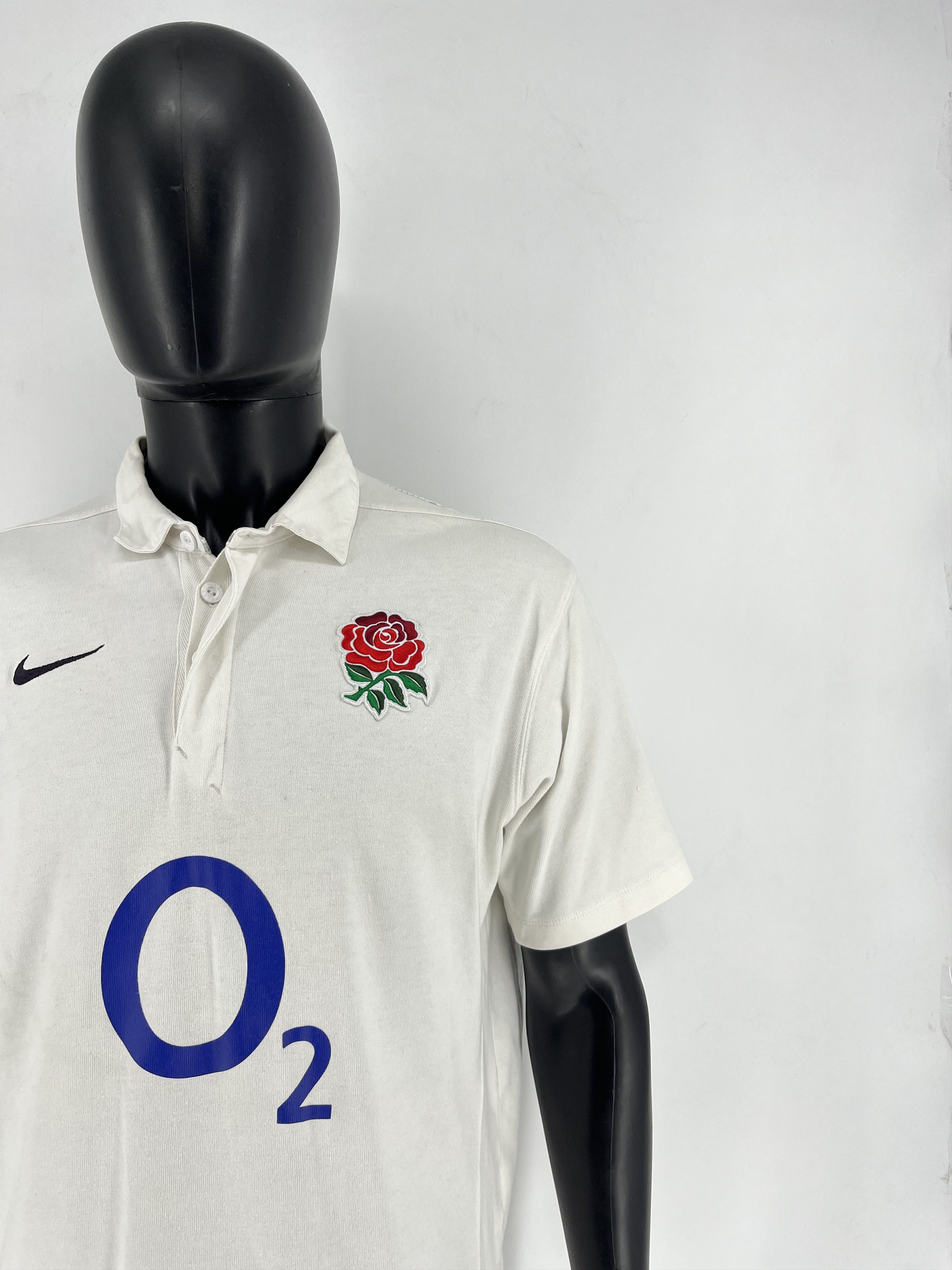 Nike England Rugby Union 2009 2010 Nike Home Classic Jersey Size US L / EU 52-54 / 3 - 7 Thumbnail