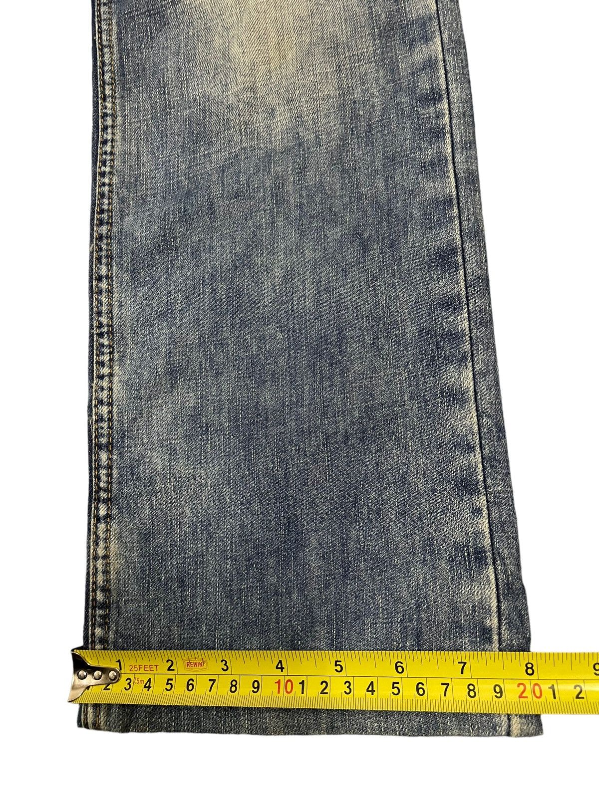 Zara Vintage Zara Blue Wash Style Distress Jeans Size US 32 / EU 48 - 14 Thumbnail