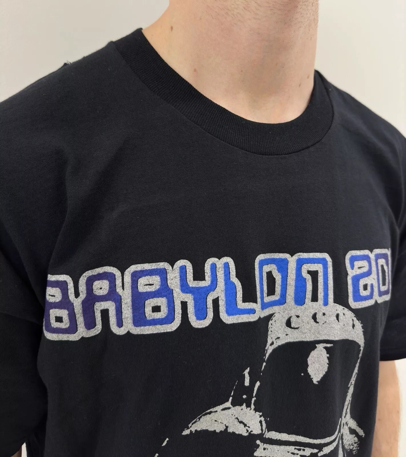 Vintage VINTAGE 1996 BABYLON ZOO SPACEMAN BAND RARE SHIRT SINGLE Size US XL / EU 56 / 4 - 5 Thumbnail