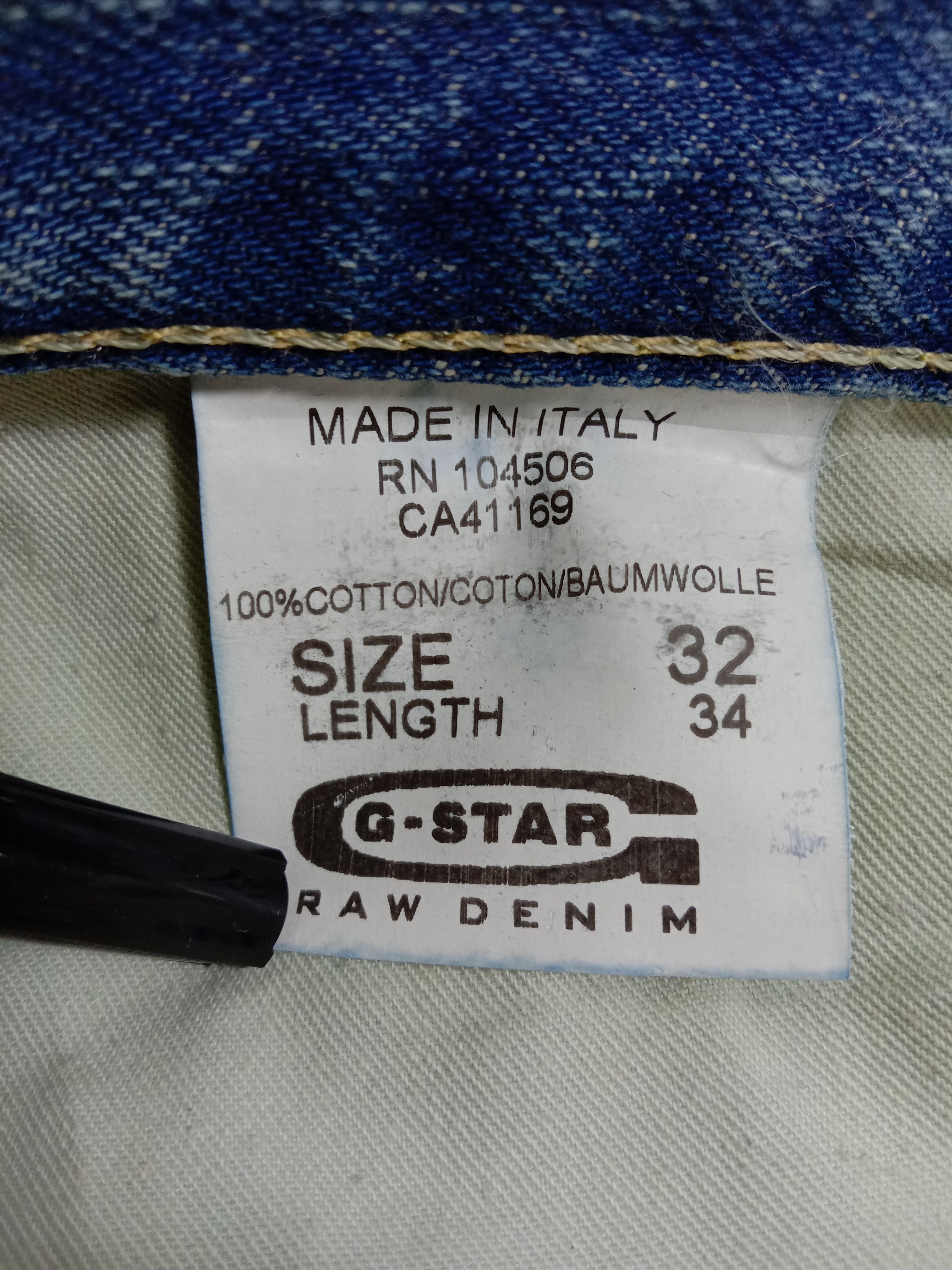 G-Star Vintage G Star Raw Faded Blue Flare Jeans Bell Bottom Denim Size US 32 / EU 48 - 11 Thumbnail