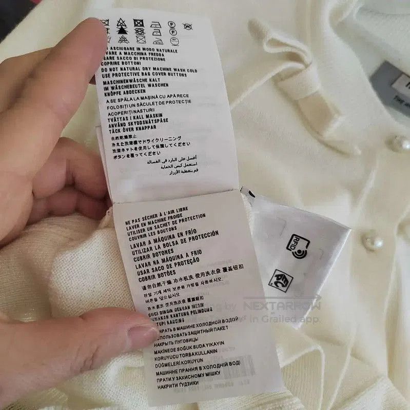 Miu Miu Miu Miu White Silk Blend Sweater . Size M / US 6-8 / IT 42-44 - 8 Thumbnail