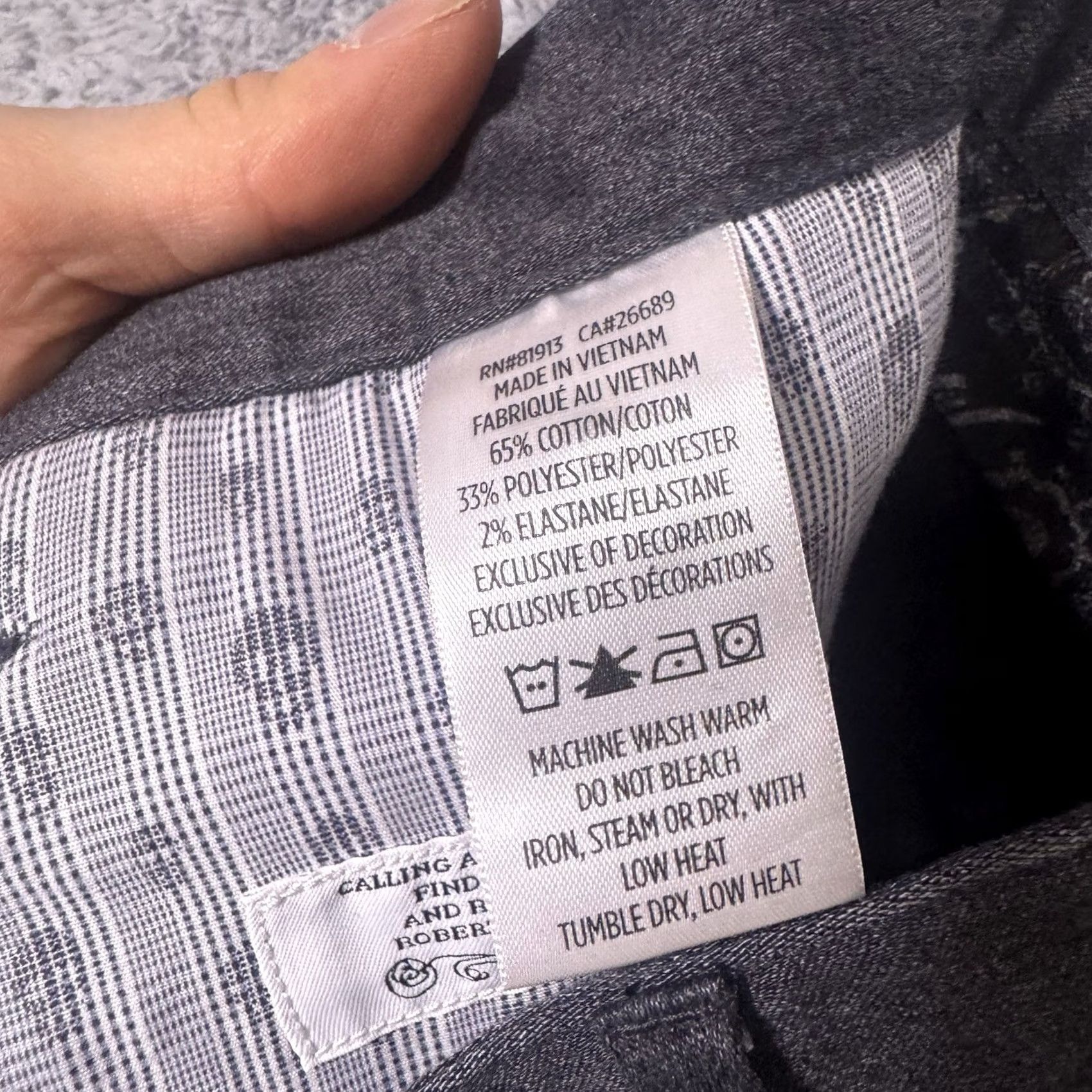 Robert Graham Robert Graham Pants Mens 38x31 Kipling Straight Tailored Fit Trouser Chino Size US 38 / EU 54 - 7 Thumbnail