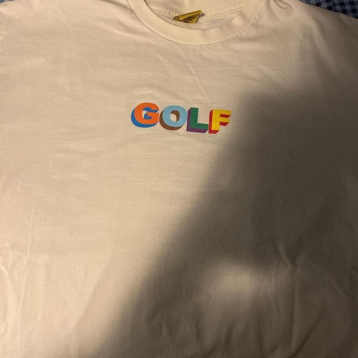 golf wang cream tee