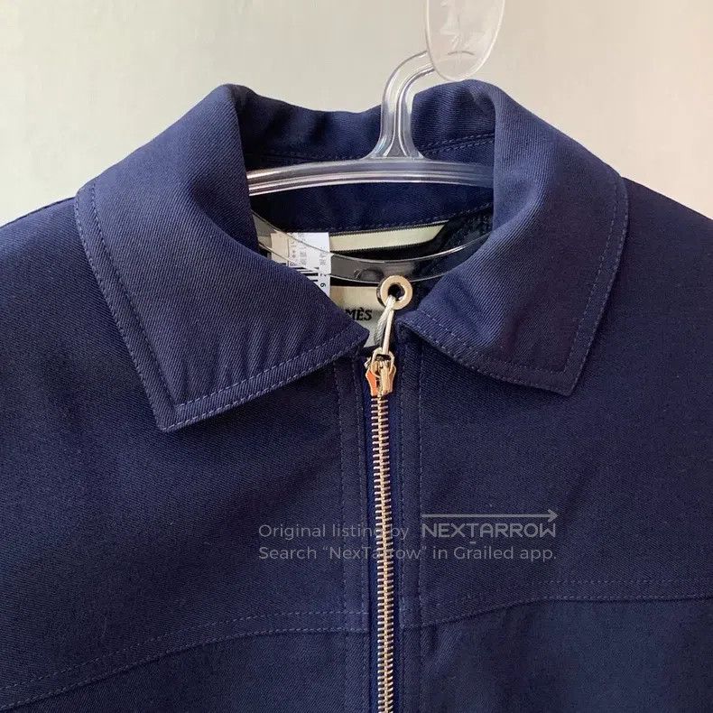 Hermes Hermes Coat/Jacket in Dark Navy Size 4XL / US 24-26 - 4 Thumbnail