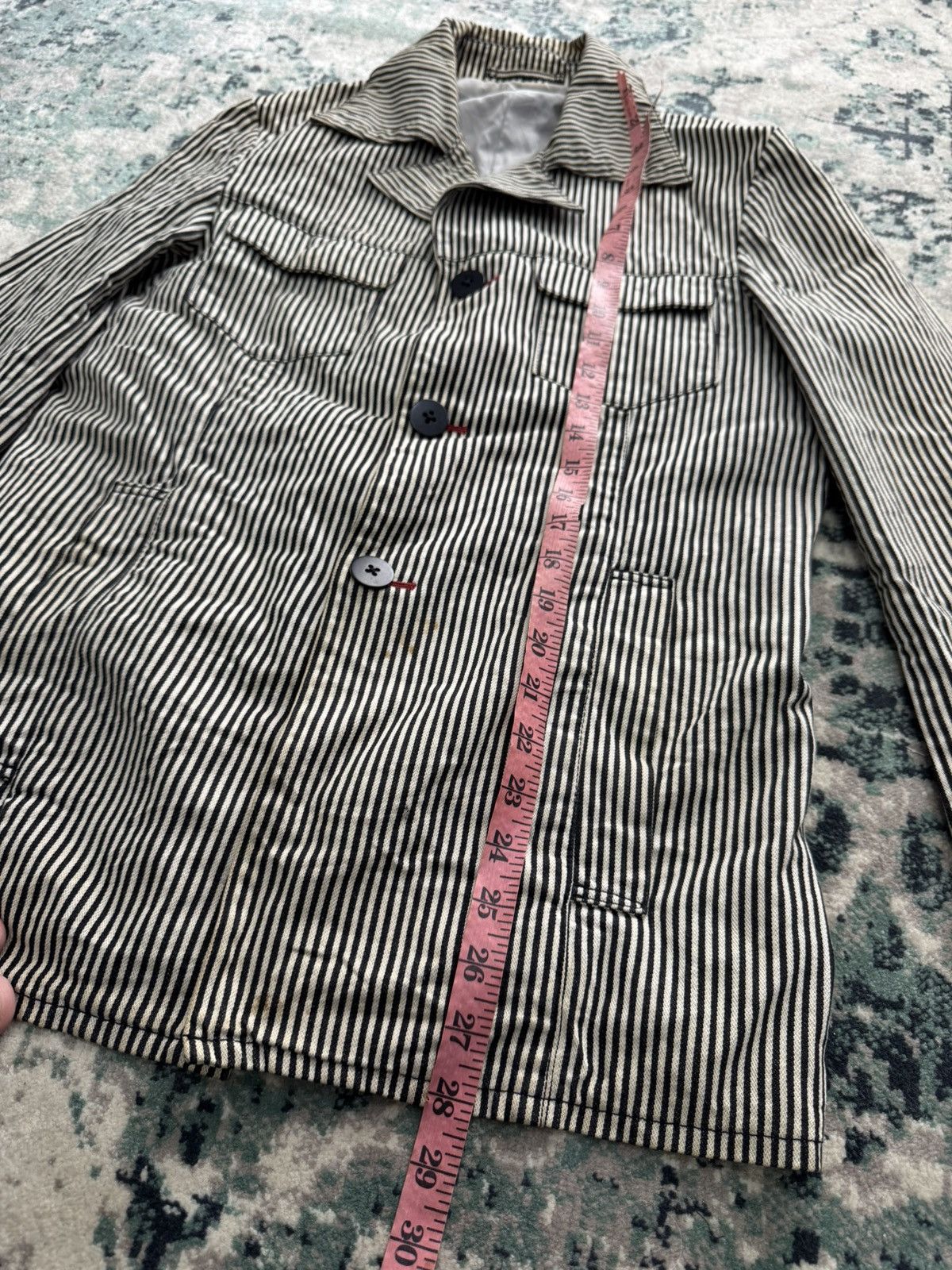 Japanese Brand JAPANESE CROW'S NEST HICKORY STRIPES JACKET Size US M / EU 48-50 / 2 - 3 Thumbnail