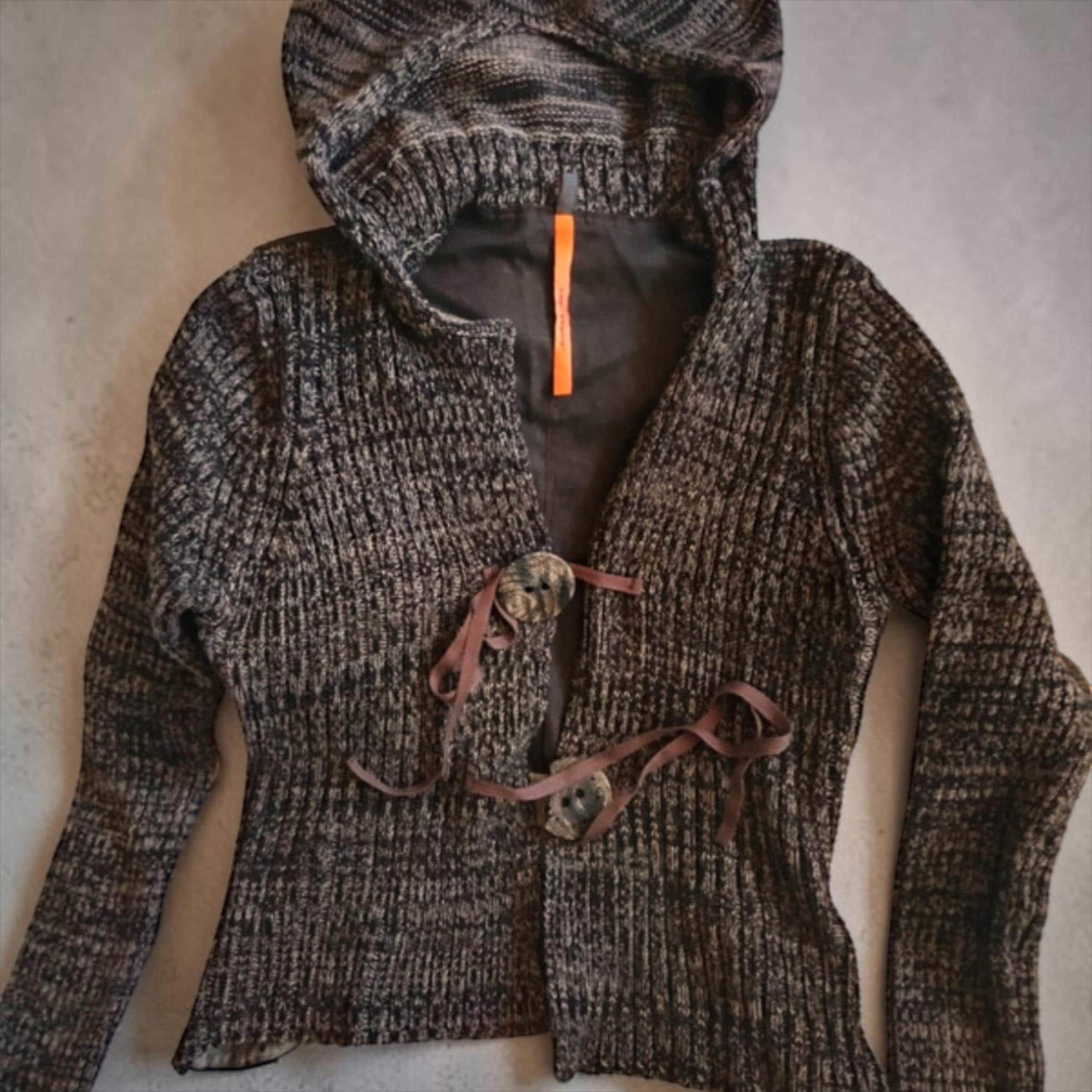 Other The Cop Copine “Couture” Beret Knitted Hooded Cardigan Size ONE SIZE - 7 Thumbnail