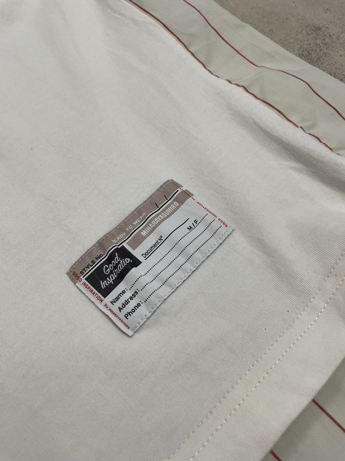 GU × Maison MIHARA YASUHIRO Cream Oversize Baseball Jersey Im Future Good Inspiration Size US M / EU 48-50 / 2 - 5 Thumbnail