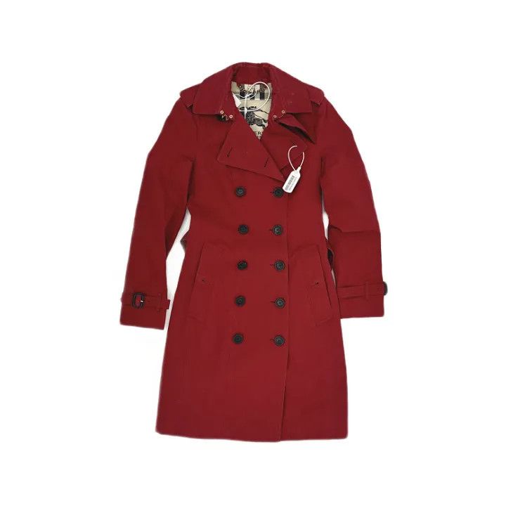Burberry Burberry Casual Solid Double-Breasted Trench Coat Size US S / EU 44-46 / 1 - 1 Thumbnail