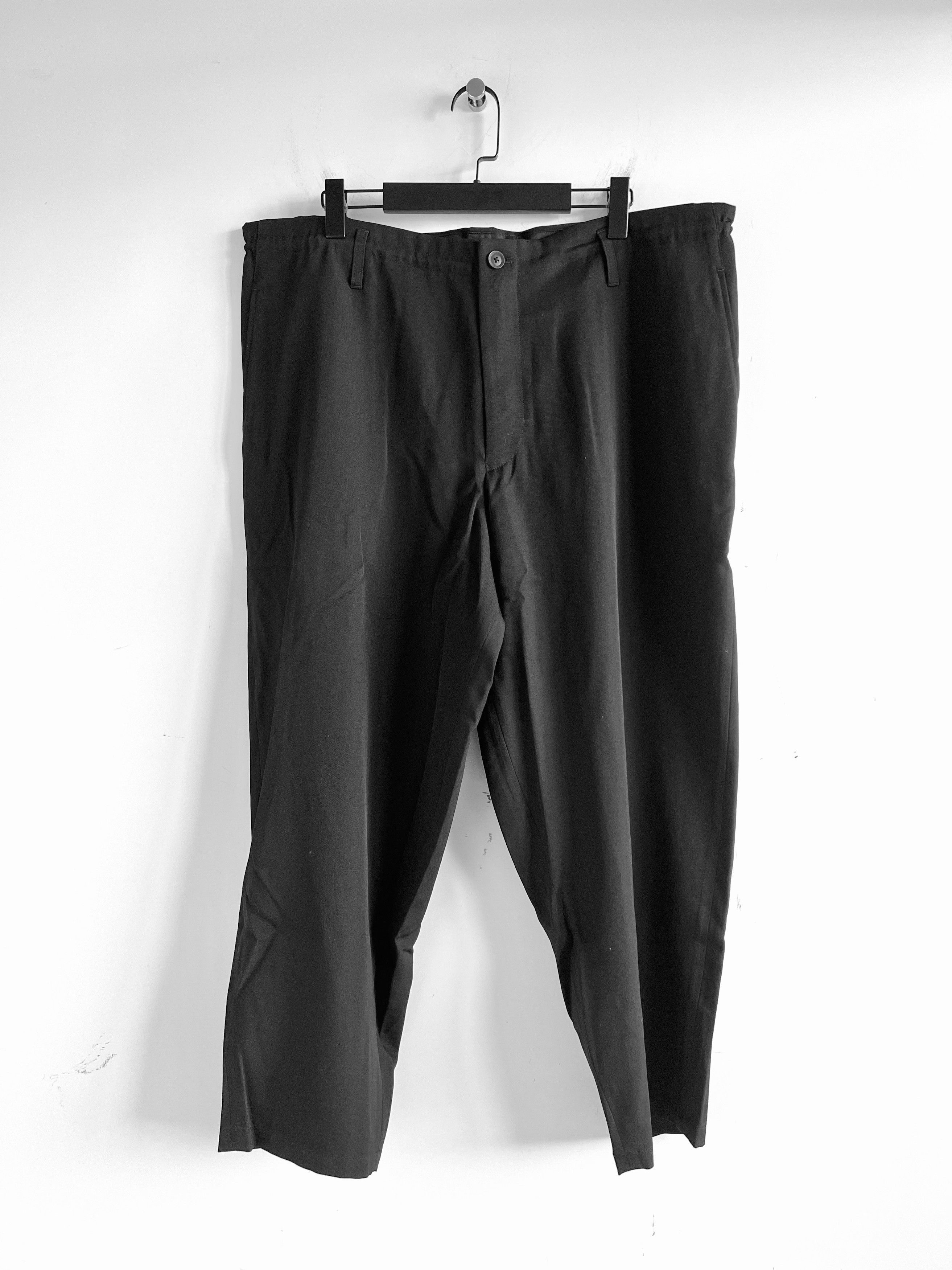 Yohji Yamamoto Yohji Yamamoto Pour Homme W/Gabardine Wide Pants Trouser Size US 30 / EU 46 - 7 Thumbnail