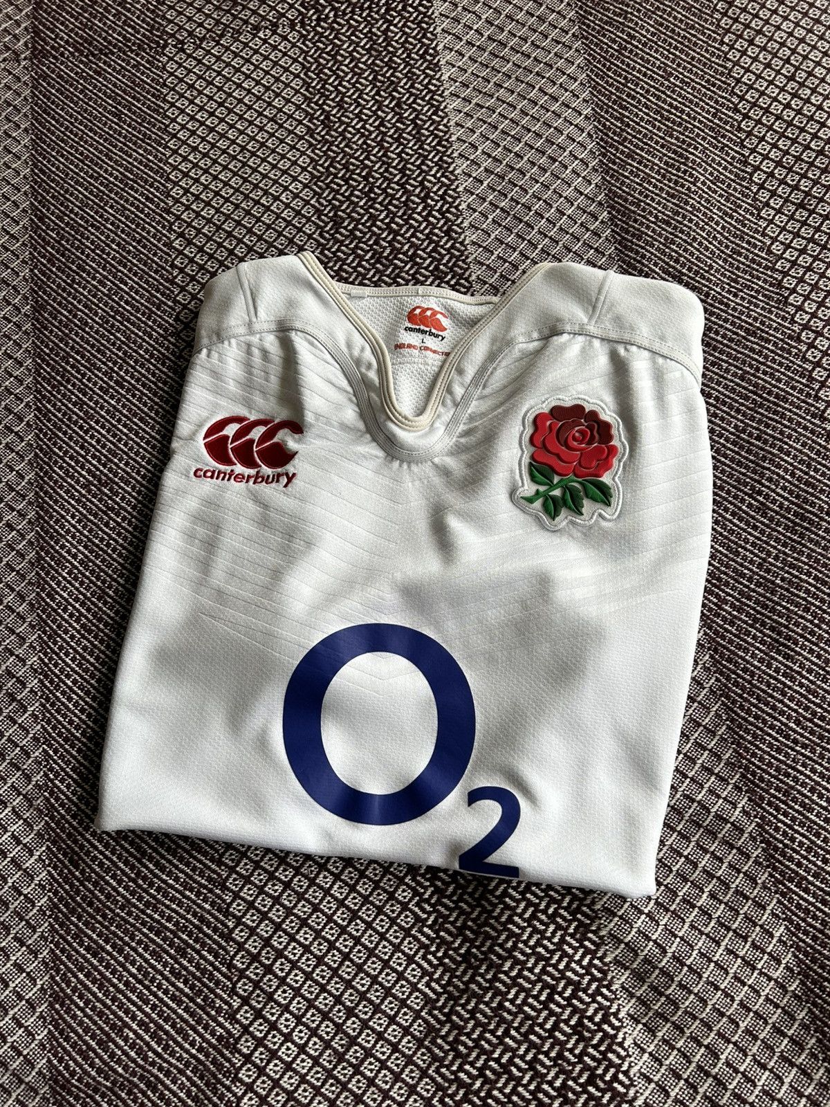 Canterbury of New Zealand Canterbury English Rugby National Team Jersey Size L Size US L / EU 52-54 / 3 - 10 Thumbnail
