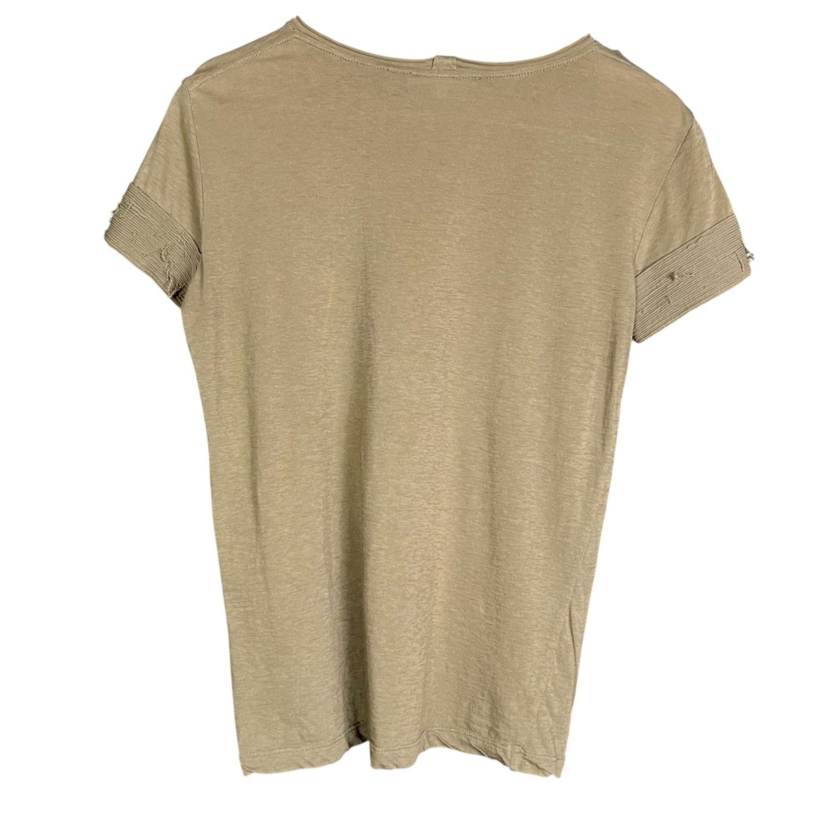 Helmut Lang Helmut Lang Distressed Cotton/Cashmere Tee -XS- $195 Retail Size US XS / EU 42 / 0 - 7 Thumbnail