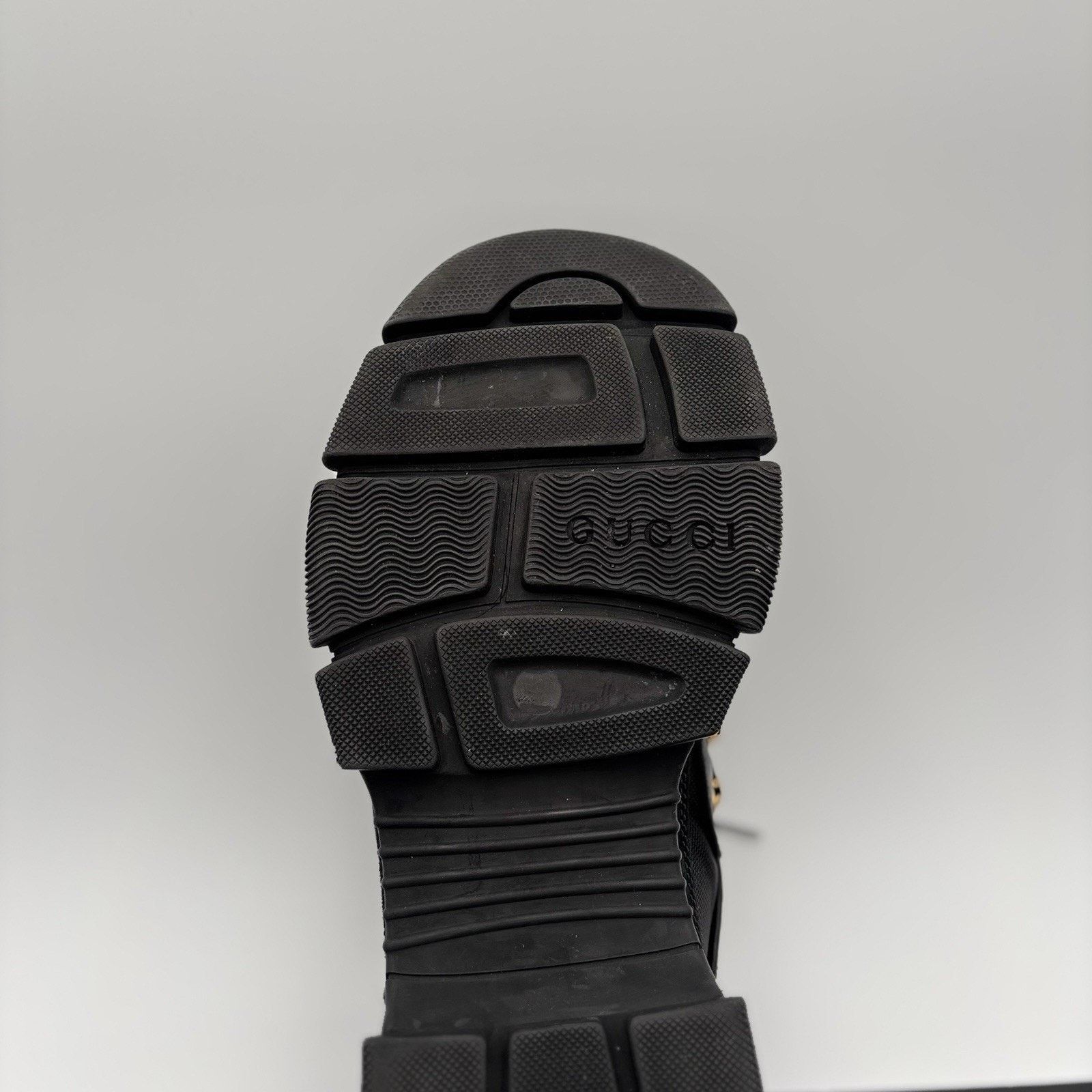 Gucci Gucci Flashtrek ' SEGA Black Leather ' | GOOD CONDITION! Size US 8.5 / EU 41-42 - 10 Thumbnail