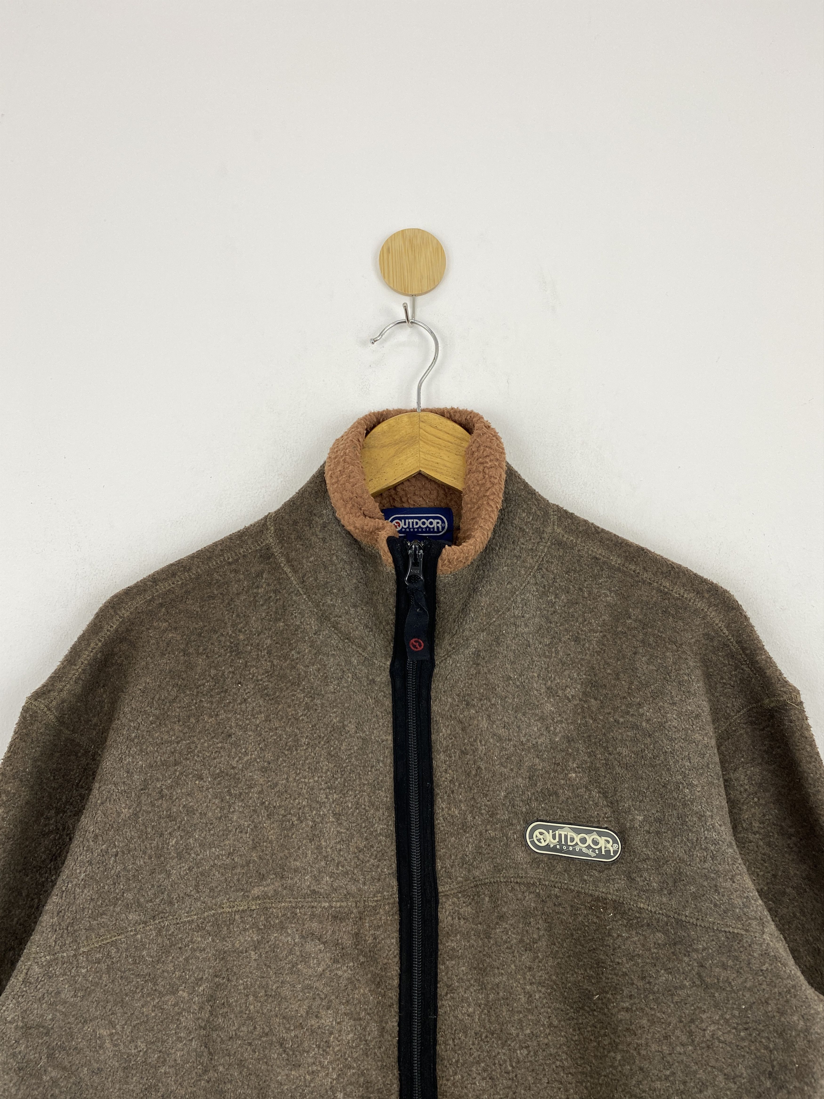 Vintage Vintage Outdoor Fleece Bomber Zipper Jacket MJ0096Z Size US M / EU 48-50 / 2 - 2 Thumbnail