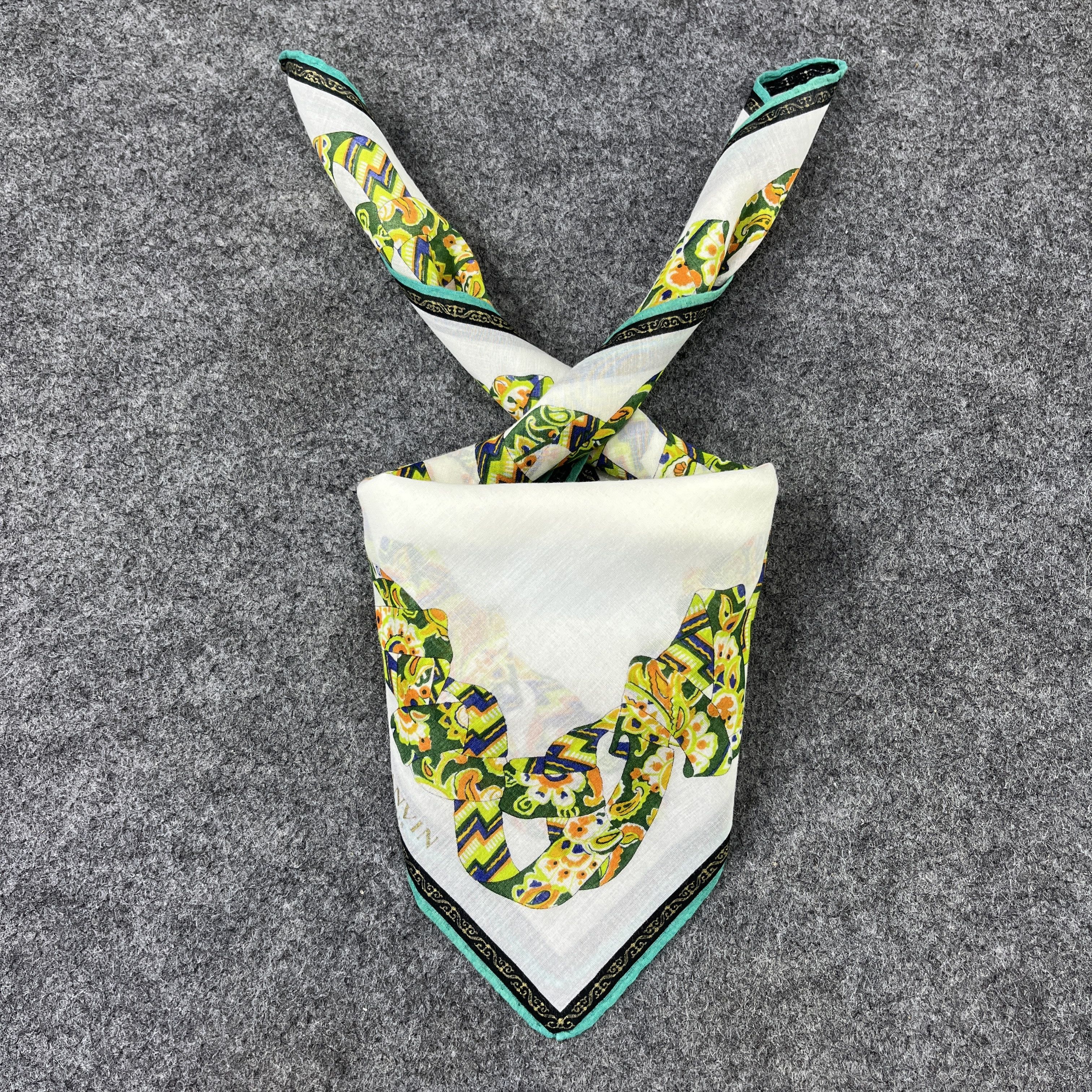 Lanvin Lanvin Handkerchief / Bandana / Neckerchief / Headscarf B689 Size ONE SIZE - 1 Thumbnail