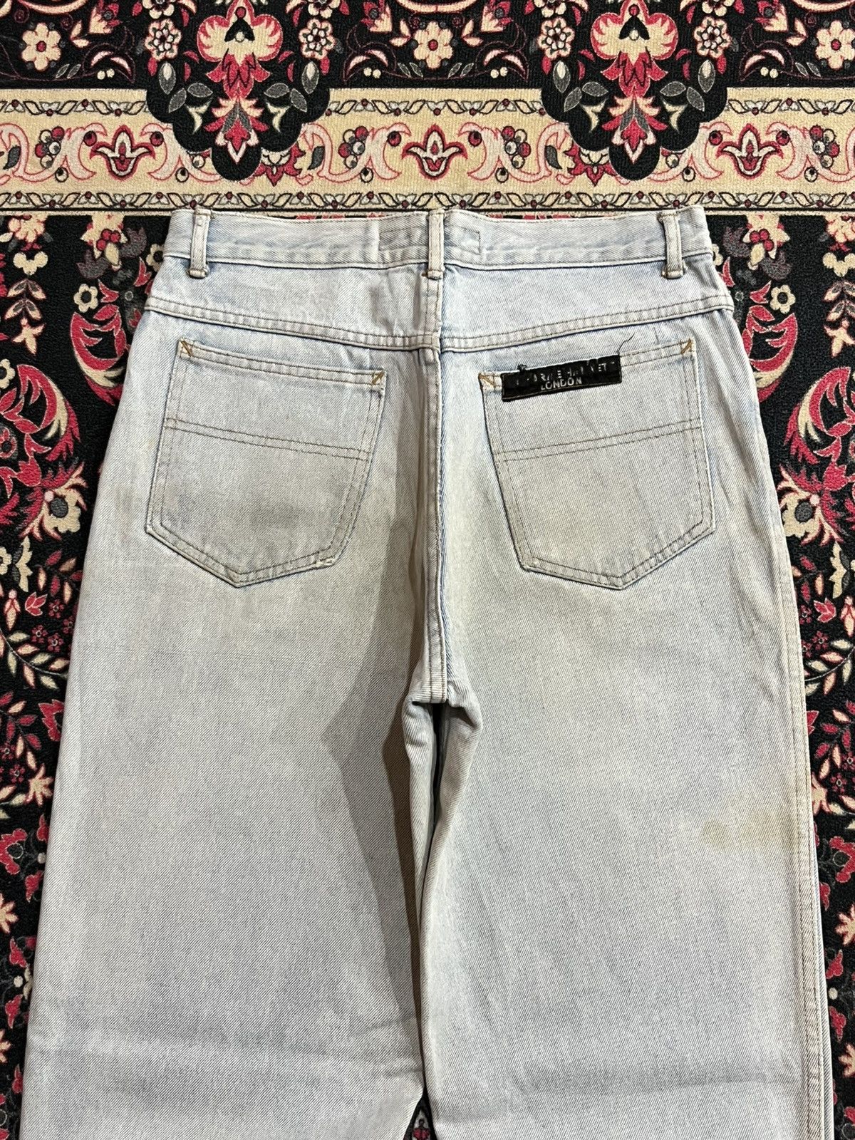Katharine Hamnett London Katharine Hamnett London High Rise Light Blue Barrel Jeans Size 28" / US 6 / IT 42 - 7 Thumbnail