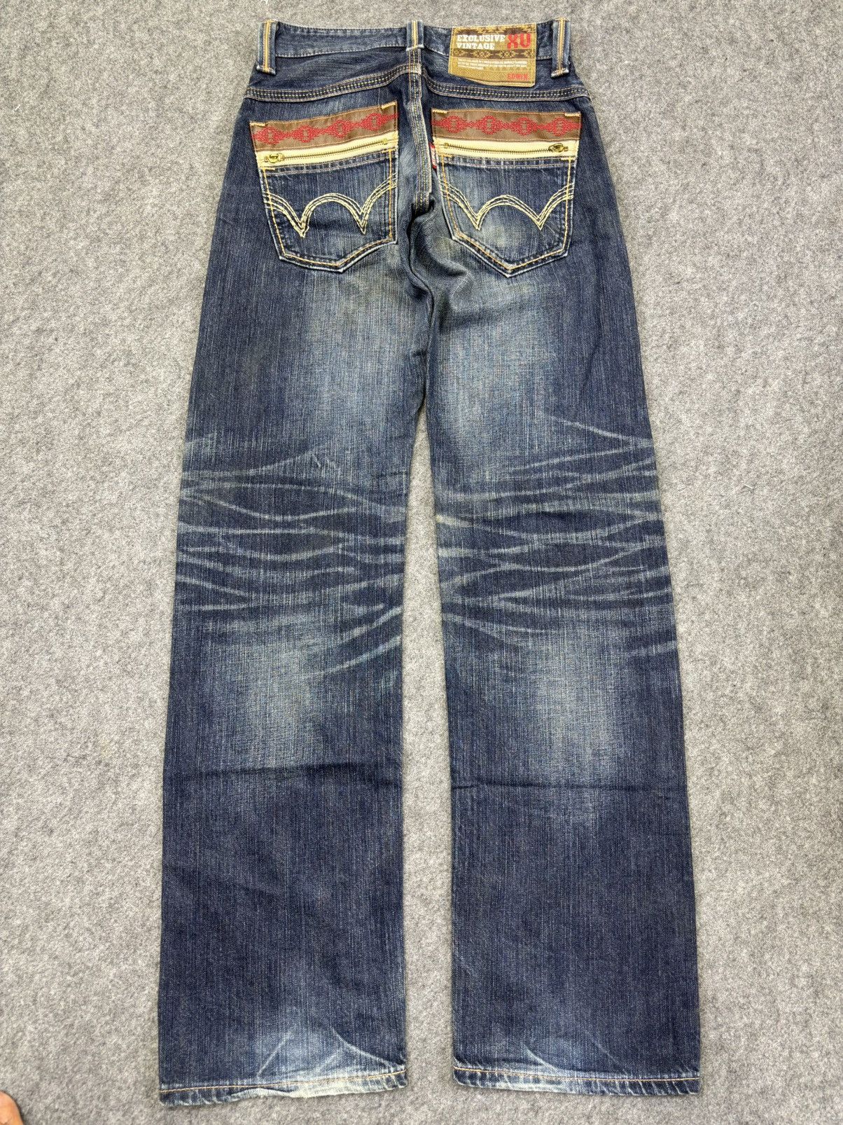 Edwin 💥Sick Fades Style💥Edwin Navajo Motive Wide Denim F996 Size US 28 / EU 44 - 14 Thumbnail
