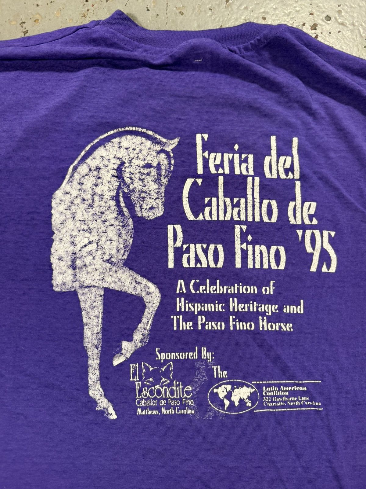 Other Vintage 1995 Single Stitch Caballo Tee Size US L / EU 52-54 / 3 - 2 Thumbnail