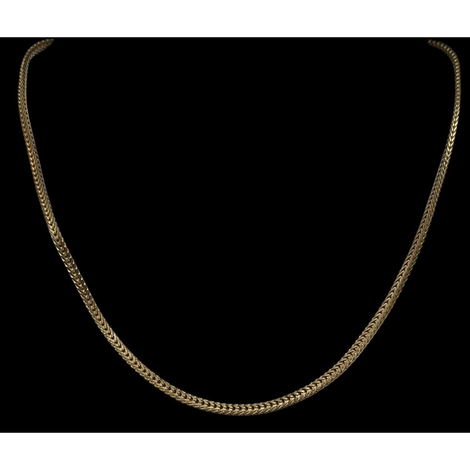 Other Vintage Hollow Wheat Chain Gold Tone With Lobster Clasp Size ONE SIZE - 5 Thumbnail