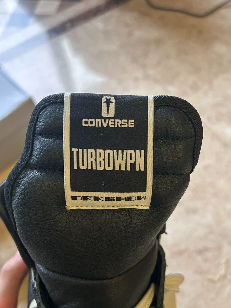 Rick Owens rick owens Trendy Mid-Top Retro Basketball Shoes Size US 7.5 / EU 40-41 - 3 Thumbnail