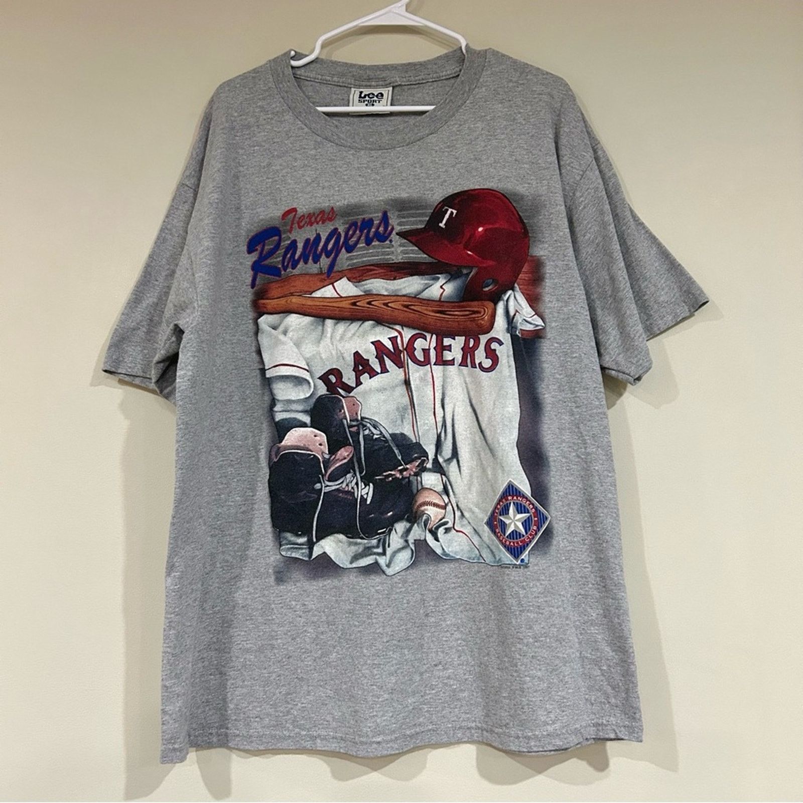 Lee Vintage 1997 Texas Rangers Baseball Shirt Size US XL / EU 56 / 4 - 1 Thumbnail