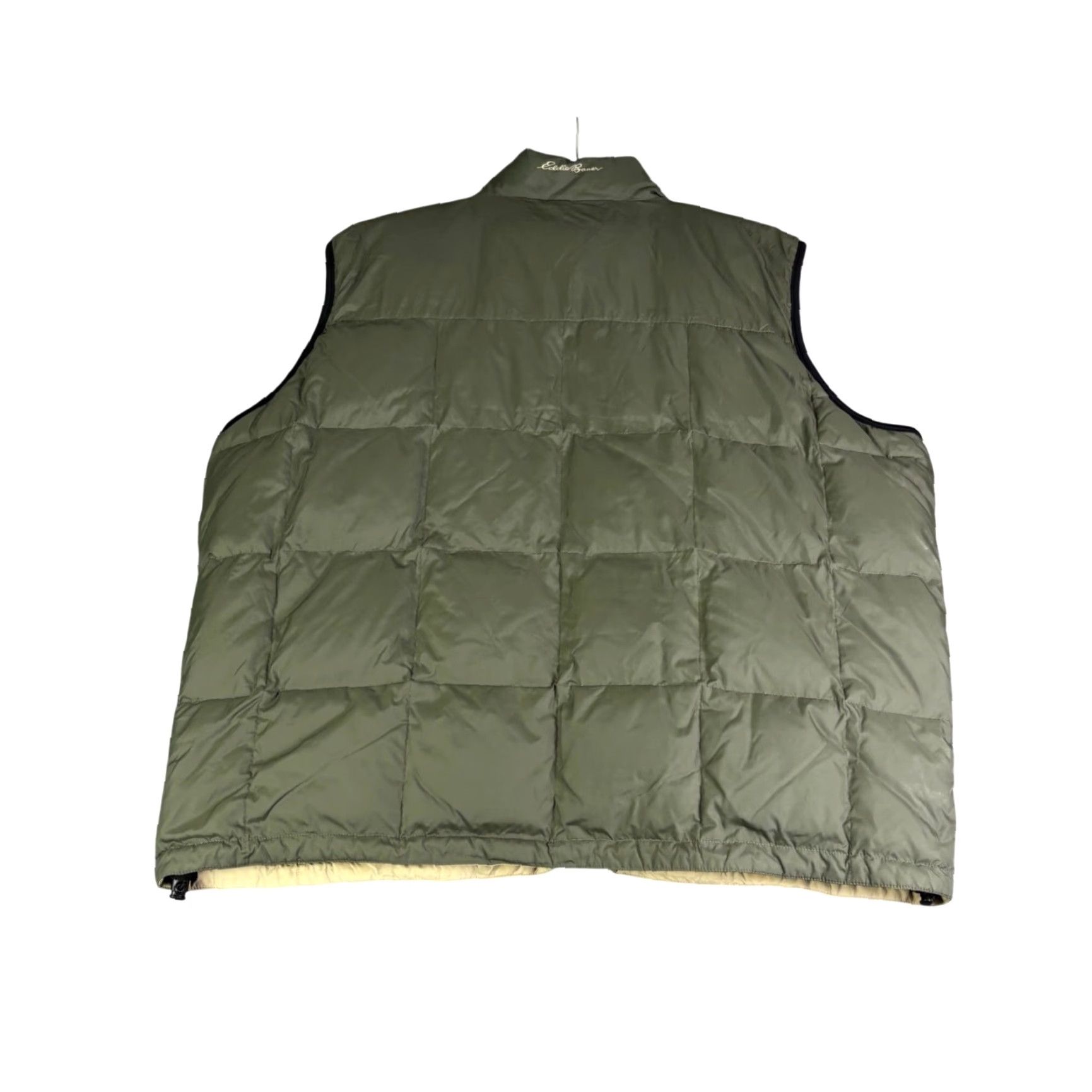 Eddie Bauer Eddie Bauer Men's Quilted Puffer Vest Olive Green Full Zip Insulated Outdoor 2X Size US XXL / EU 58 / 5 - 2 Thumbnail