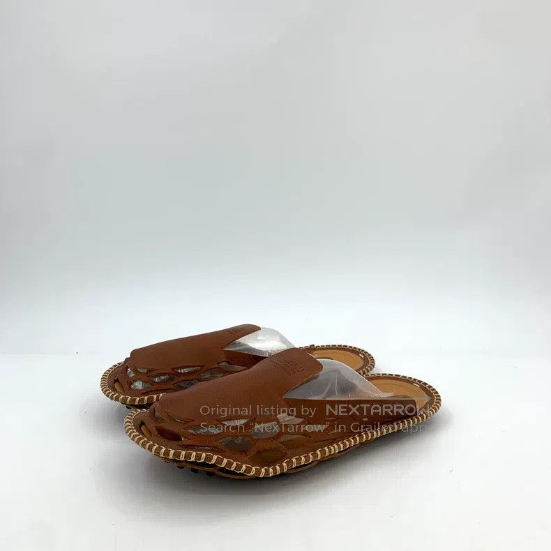 Maison Margiela Maison Margiela Dark brown hollow wrap head casual half-sl Size US 9.5 / IT 39.5 - 1 Thumbnail