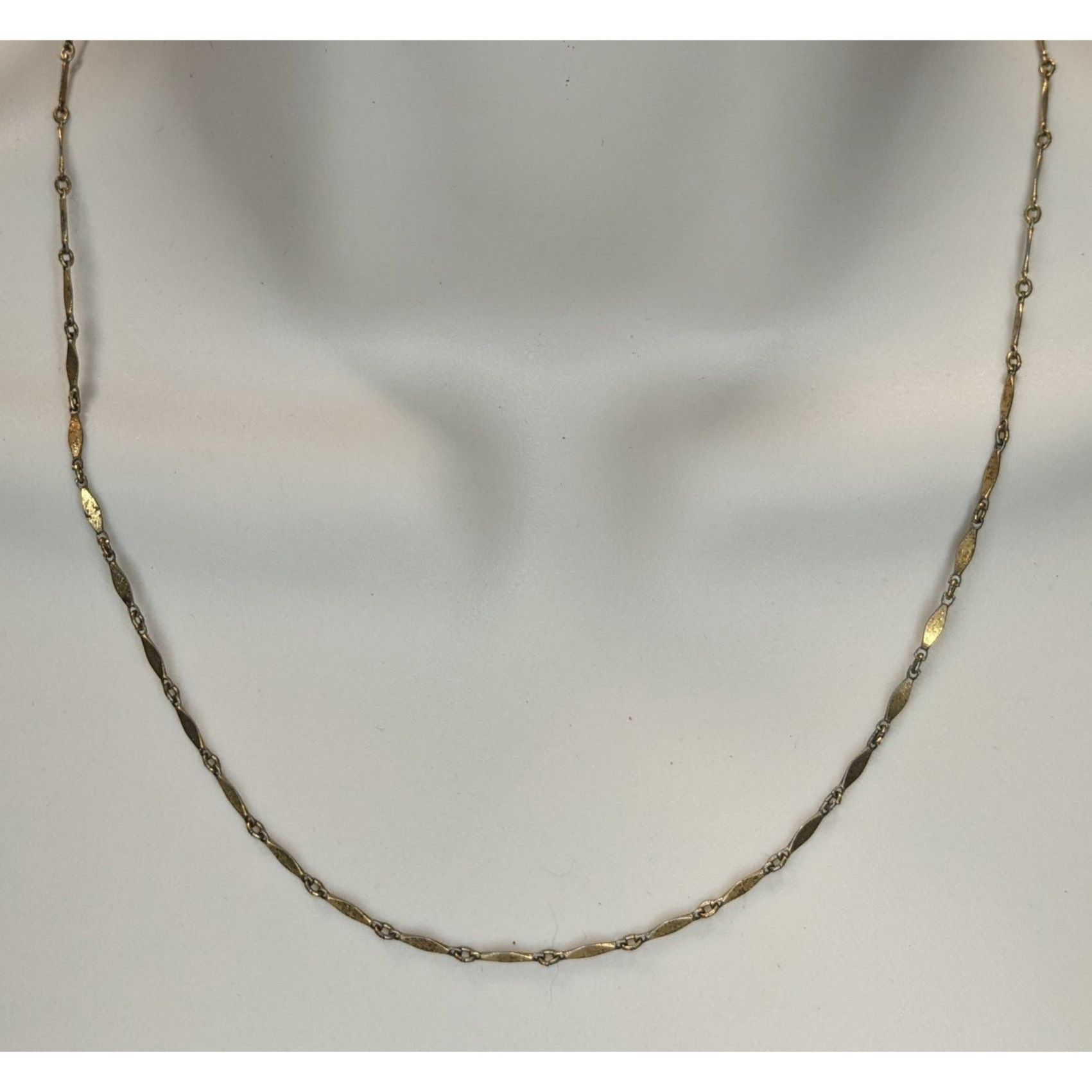 Other Vintage Minimalist Napier Dapped Link 16-Inch Necklace With Size ONE SIZE - 1 Thumbnail