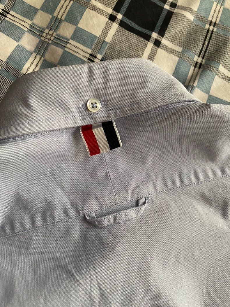 Thom Browne Thom browne Classic four-bar color weaving Oxford shirt 250 Size US M / EU 48-50 / 2 - 8 Thumbnail