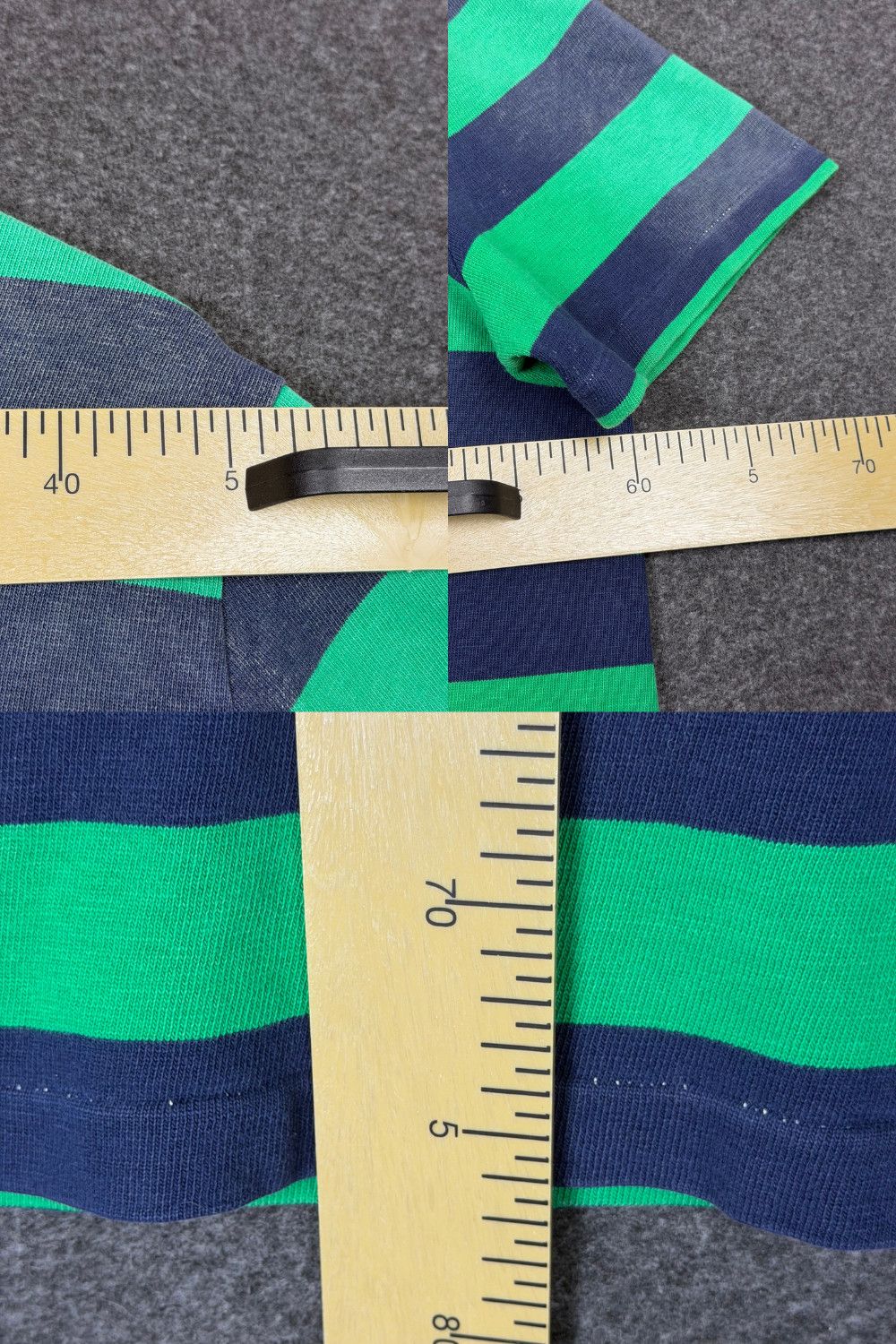Polo Ralph Lauren Polo RL Vintage Fade Rugby Polo RL Guide 34 Stripe XL Size US XL / EU 56 / 4 - 3 Thumbnail