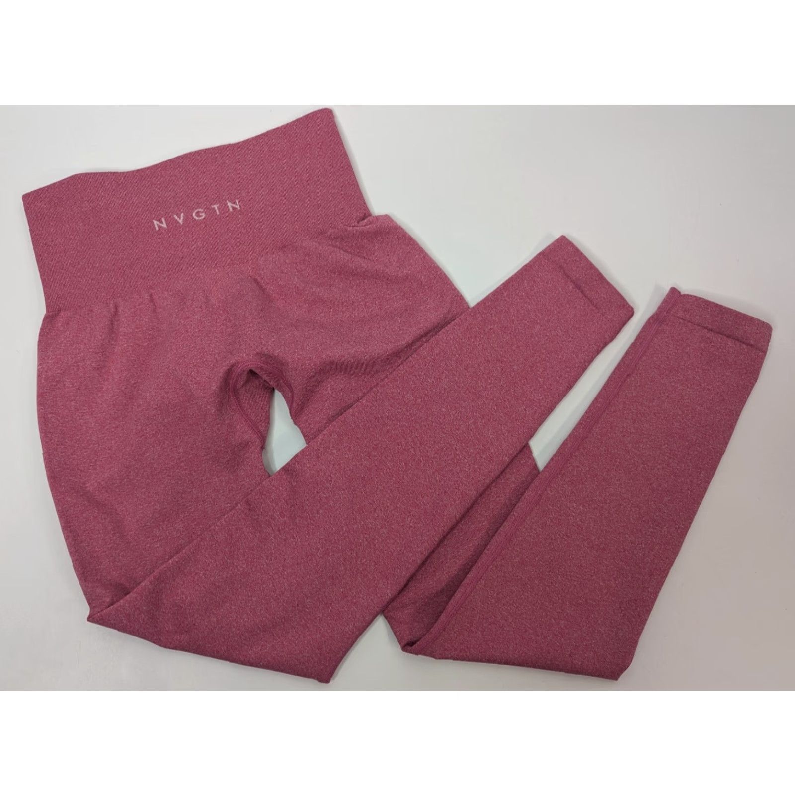 Vintage NVGTN Leggings Women XS Seamless Pink Athleisure Gym Workout Yoga Pants Activewear NvygtN? Size 26" / US 2 / IT 38 - 2 Thumbnail