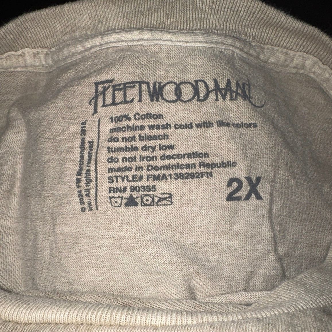 Other Fleetwood Mac Dreams Washed Tee Various Sizing New with Tag Size XXL / US 16-18 / IT 52-54 - 9 Thumbnail