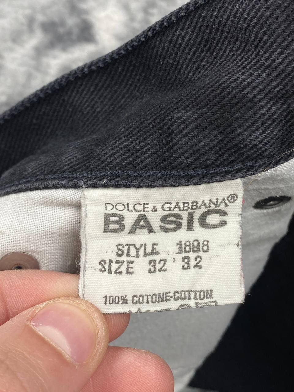 Dolce & Gabbana Vintage Dolce Gabbana Basic Big Logo Denim Jeans Size US 32 / EU 48 - 13 Thumbnail
