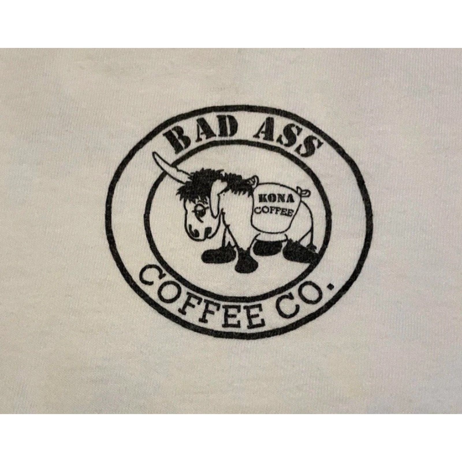 Vintage VINTAGE Bad Ass Coffee I Love My Attitude Shirt M USA Funny Saying Joke Grunge Shirt Mens 90s Size US M / EU 48-50 / 2 - 4 Thumbnail