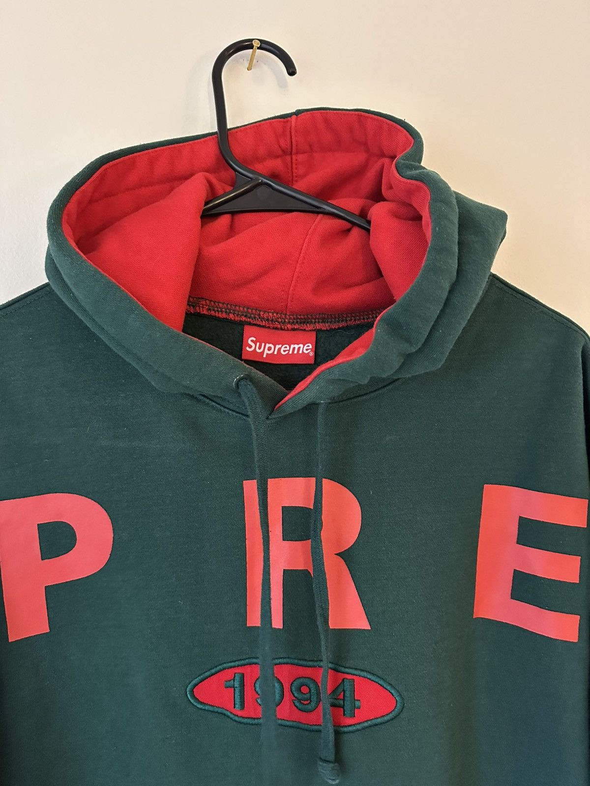 Supreme Supreme Spread Logo Hooded Sweatshirt Size US S / EU 44-46 / 1 - 4 Thumbnail