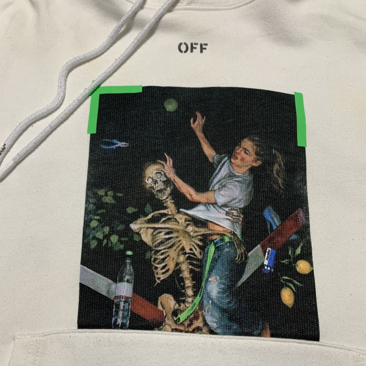 Off-White Off White Medium Pascal Arrows White Hoodie Virgil Abloh Size US M / EU 48-50 / 2 - 3 Thumbnail