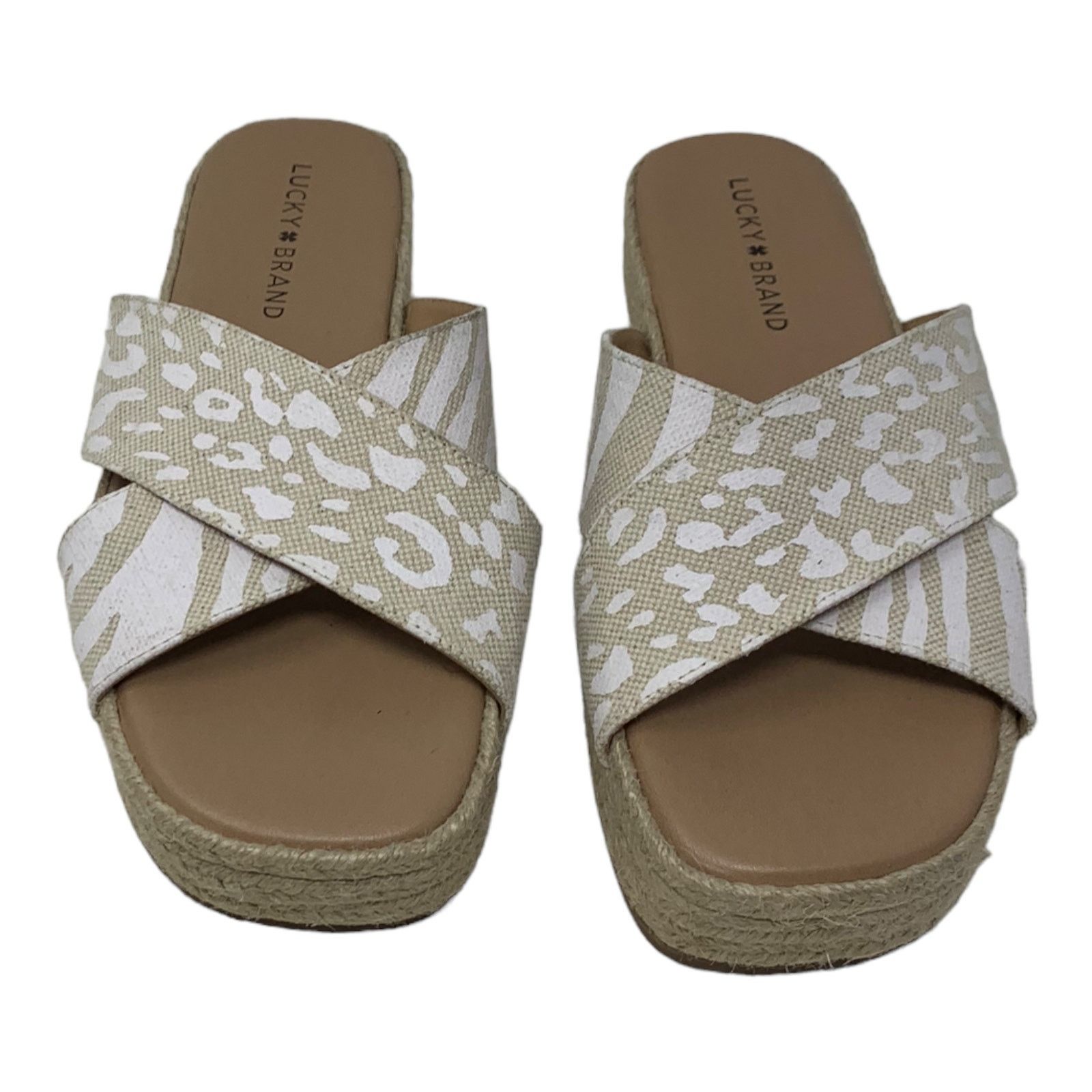 Lucky Brand Lucky Brand Gayte Espadrille Animal print sandals Sz 6.5M Size US 6.5 / IT 36.5 - 4 Thumbnail