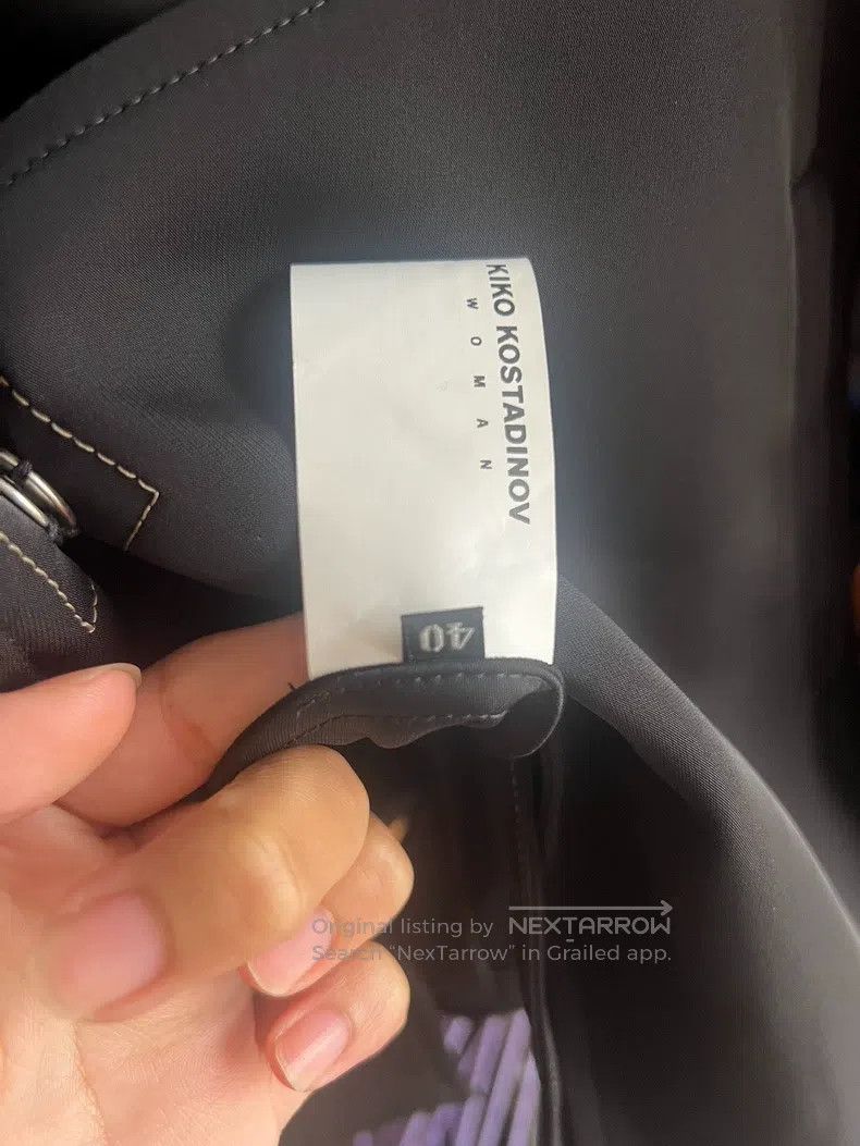 Kiko Kostadinov Kiko Kostadinov Ribbon tie blazer Size 40L - 5 Thumbnail