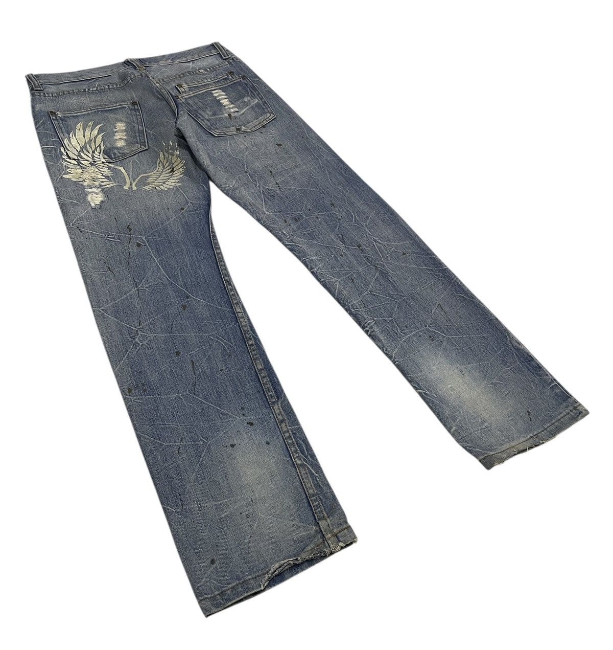 Hysteric Glamour LegendOfGlamour Distressed Jeans Size US 33 - 6 Thumbnail